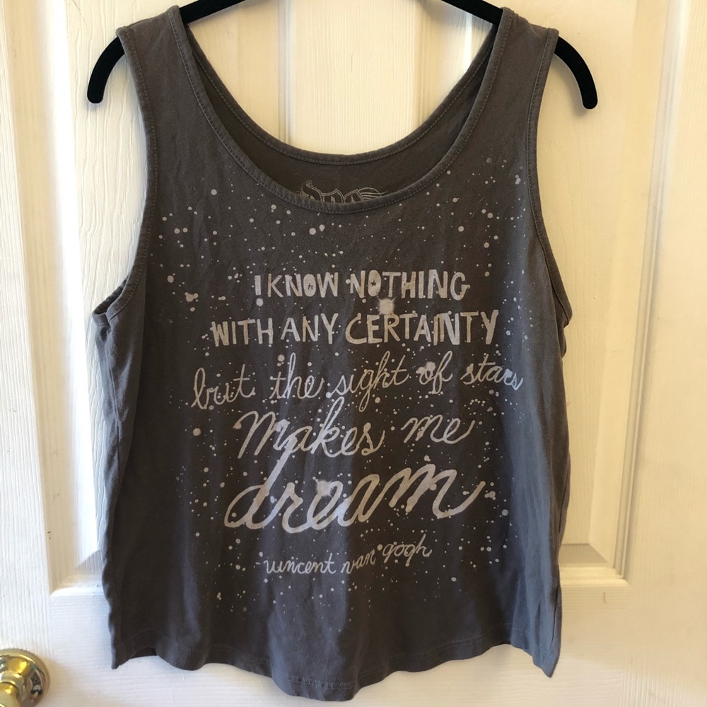 Vincent Van Gogh Dreams/Stars Tank Top SZ. XL